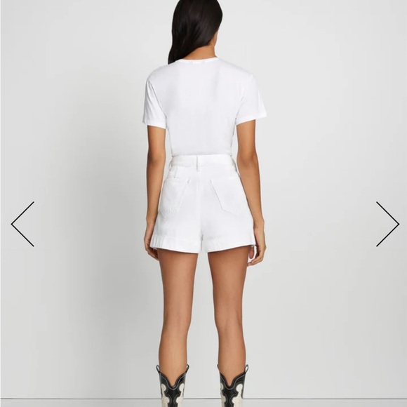 7 for all mankind white denim shorts! - Picture 3 of 5